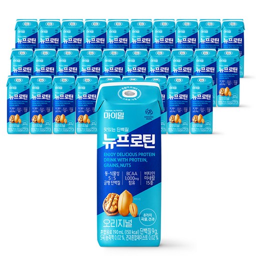 대상웰라이프 마이밀 뉴프로틴 오리지널 190ml 30개