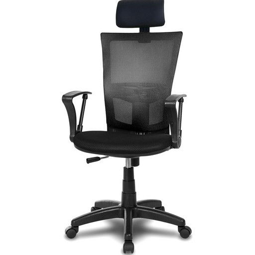 체어클럽 M2 헤더형 블랙바디 메쉬의자 블랙 – 집중력 UP! 스타일리시한 디자인의 의자