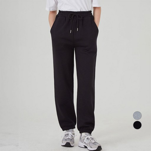 ELLE PARIS 여성용 데일리 기모 조거팬츠