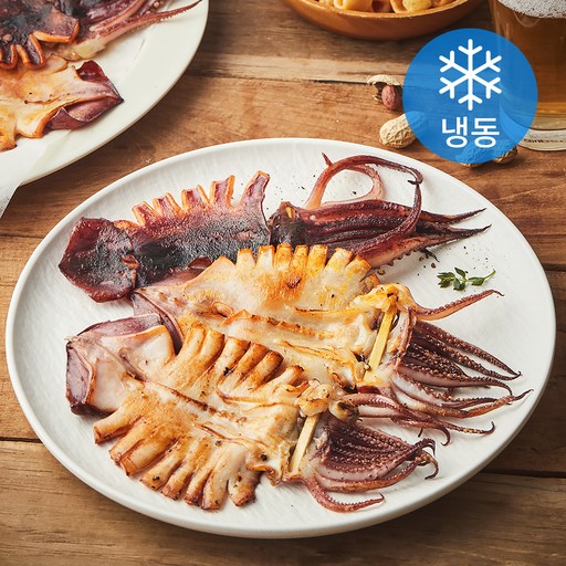 바다온 포항시 인증 구룡포건조 원양산 반건조 오징어 5미 (냉동)