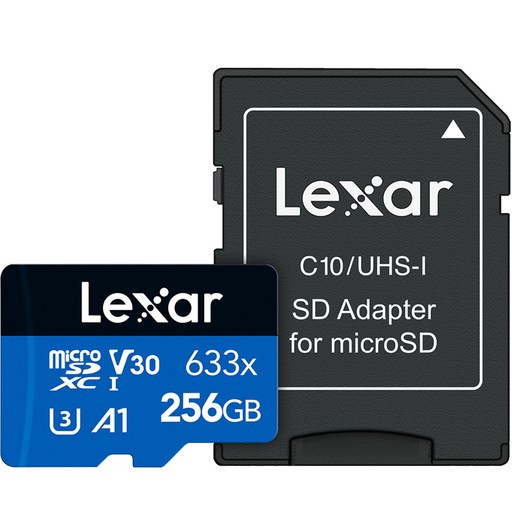 렉사 하이퍼포먼스 microSDXC 메모리카드 CLASS10, 256GB
