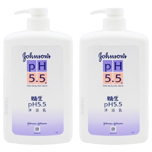 Johnson's 嬌生 PH5.5 沐浴乳, 1L, 2瓶