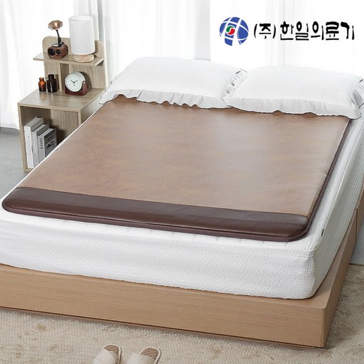 무전자 26년형 한일의료기 국산 EMF 전자파 없는 탄소매트 두꺼운 카본 전기매트 싱글 더블 퀸 분리난방, 우드 스웨이드, 더블 퀸 분리난방150×200