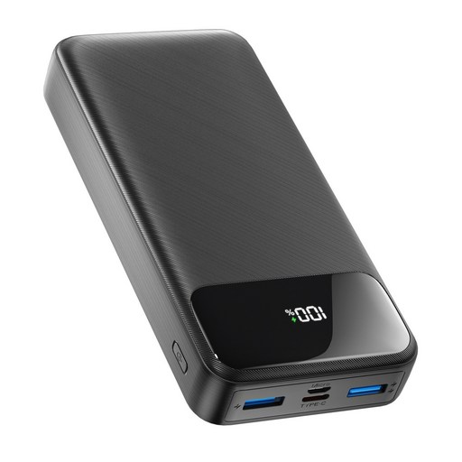 YEXXI 대용량 20000mAh 고속충전 보조배터리 PD 22.5W 3대 동시충전 잔량표시 C타입 케이블