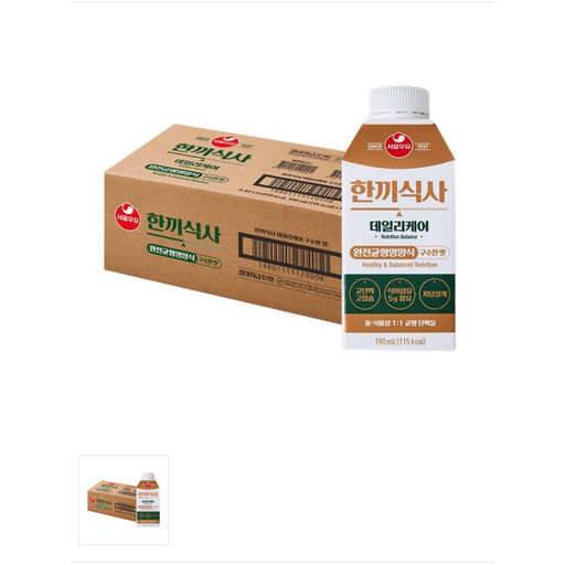 서울우유 한끼식사 데일리케어 구수한 맛