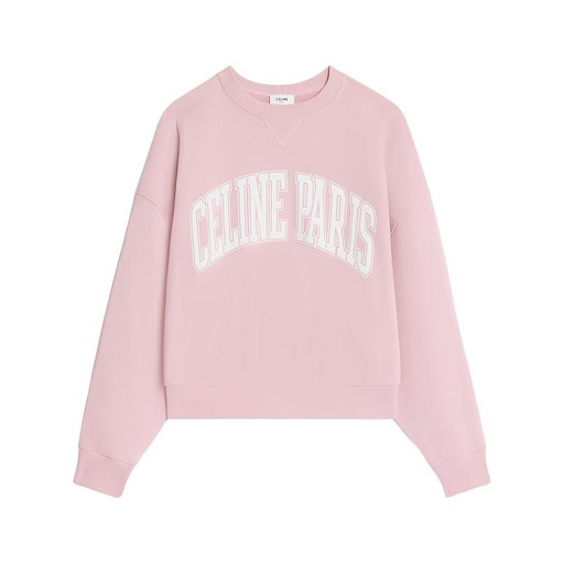 셀린느 로고 프린트 스웨트셔츠