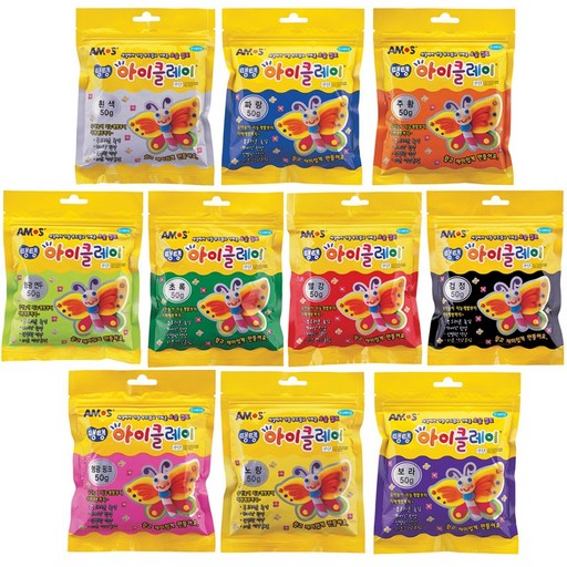아이클레이 키즈 10색 세트