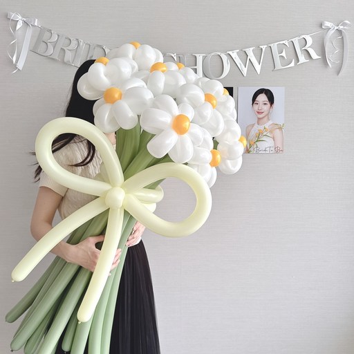 풍선꽃다발 요술 풍선꽃 만들기 세트 DIY 튤립 데이지