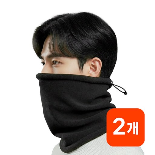 1 1 글램가드 겨울 방한 넥워머 목토시 기모 워머 2p
