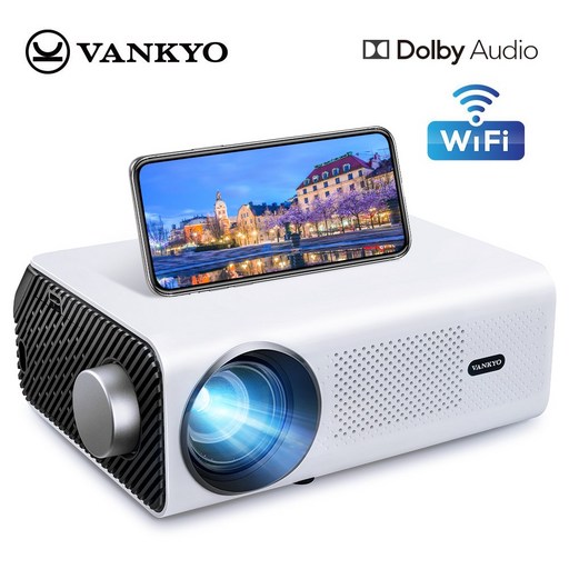 VANKYO Leisure 495W 무선미러링 빔프로젝터 1080P FHD 블루투스 5.1 Dolby Audio 지원 5G WiFi 품질보증 1년