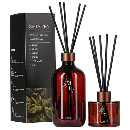 스미어티 디퓨저 대용량 실내 방향제 리필액 선물 세트 집 화장실 방향제 500ml