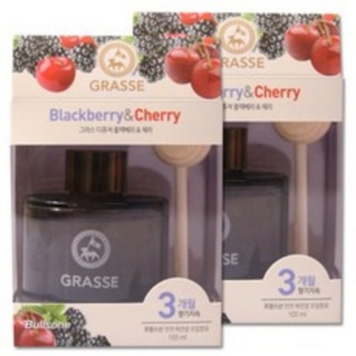 불스원 그라스 대용량 디퓨져 방향제 105ml  2개