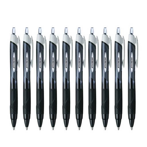 SXN-150-10 제트스트림 유성볼펜 1mm 블랙 10개 세트 최고의 필기 경험