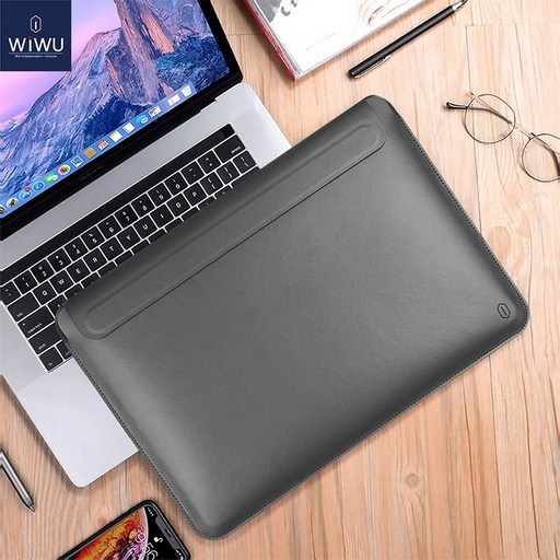 맥북 프로 13 케이스 휴대용 노트북 가방에 대한 WIWU 노트북 슬리브 맥북 에어 13 슬리브에 대한 13.3 인치 PU 가죽 방수 케이스