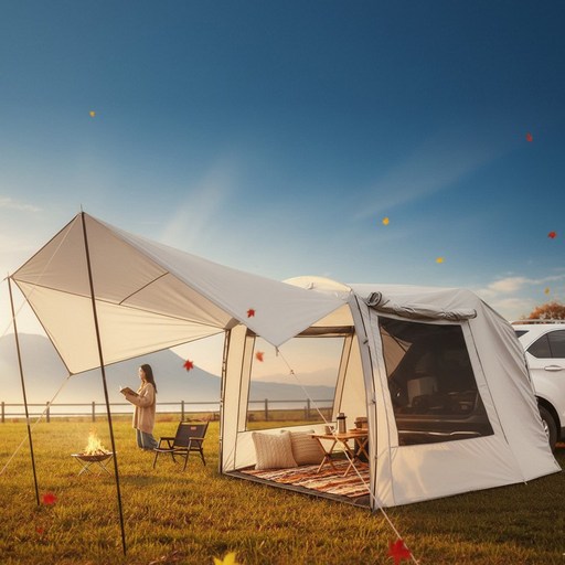 차박텐트 도킹쉘터 대형 46인용 810인용 캠핑 방수 창문4