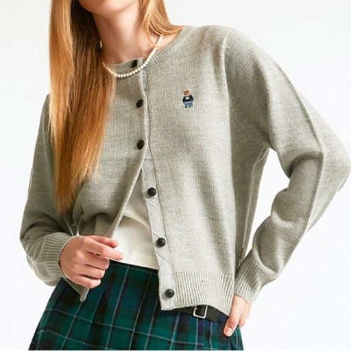 후아유 스티브 R넥 가디건 WHCKD4901FT