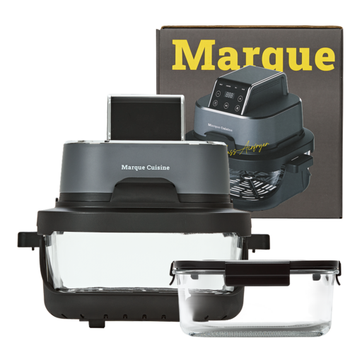 마르쿠진 밀프랩 글라스 에어프라이어 에어프랩 1.5L4L 밀폐용기 세트, 세틴그레이