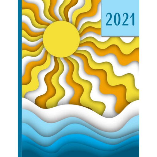 햇살 아래 즐거운 종이 오리기 - 물 위의 배들 : 2021년 일정 플래너 및 정리 도구 주간 달력