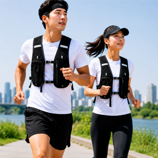 런맥스 초경량 남녀공용 트레일 러닝 조끼 마라톤 등산 백팩 베스트