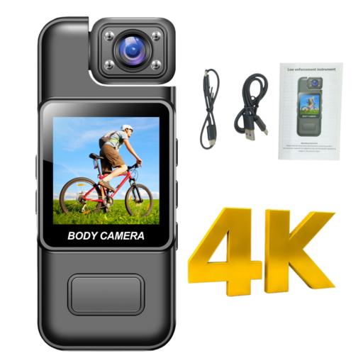 자홀포 4K wifi 초소형 휴대용 액션캠 180도 상하 조절 렌즈  자전거 오토바이 블랙박스