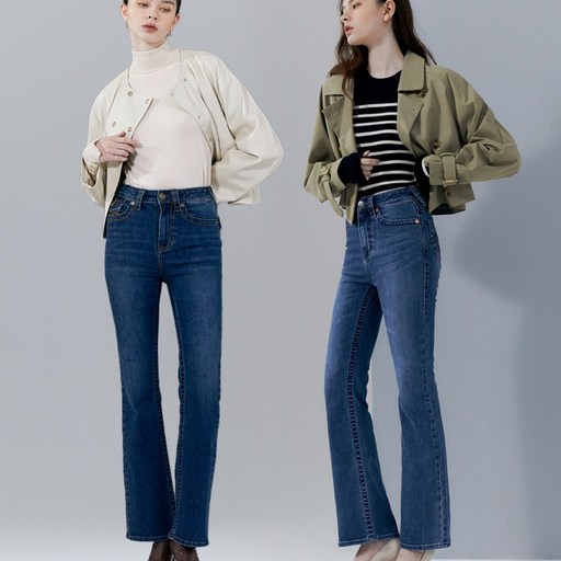 트루릴리전 여성 USA코튼 데님 팬츠 2종택1