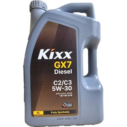 KIXX GX7 디젤 C2 C3 5W30 6L 디젤 엔진오일