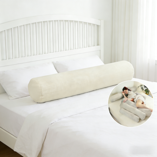 Niftynest 롱쿠션 바디필로우 롱배게 긴베개 긴쿠션베개 안고자는 긴베개 일자형솜포함