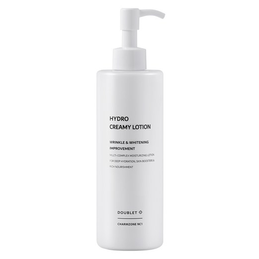 참존nc1 더블렛 크리미 로션  크림과 로션이 하나로  주름개선,미백  적당한 유분감, 수분로션  보습영양탄력  판테놀,프로폴리스,발효,세라마이드 ewg그린, 1개, 300g