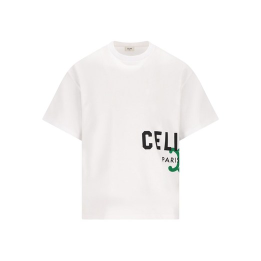 셀린느 로고 프린트 티셔츠