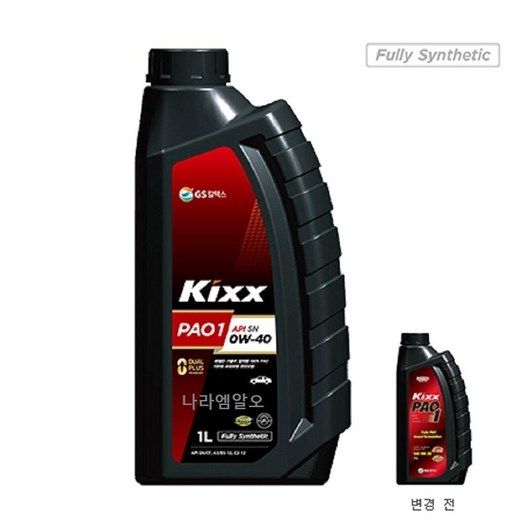 킥스 PAO 1 SN 0W40 1L 12개 1박스 엔진오일, 12L, 0w40, 1세트