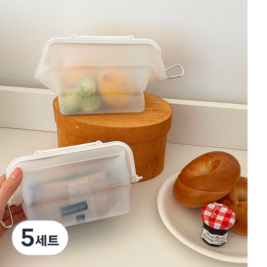 실리집 실리콘지퍼백 실리콘백 퓨어플래티늄 스탠딩