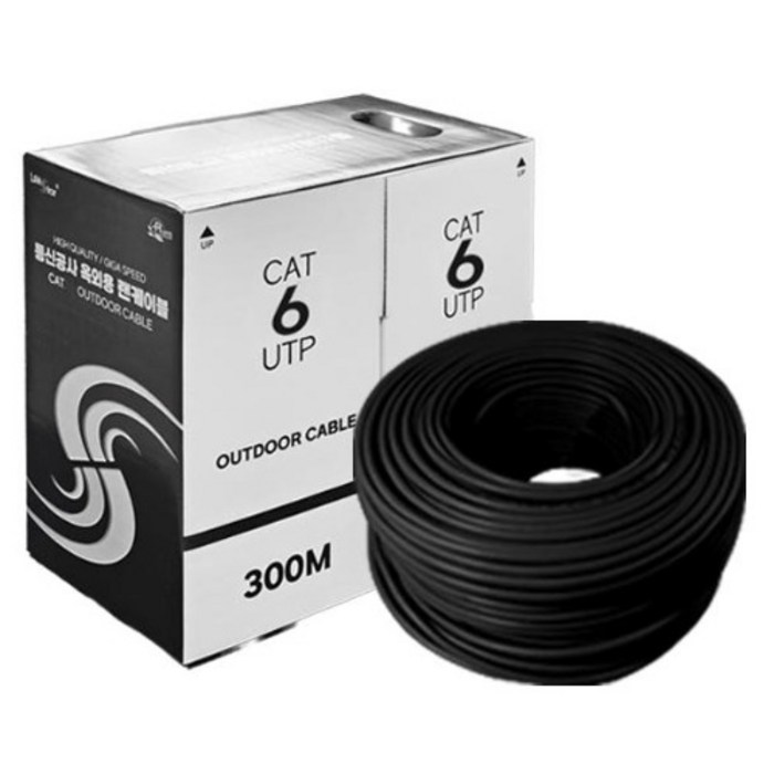 랜스타 옥외 UTP CAT6 HDPE 24AWG 300M 랜케이블 LSC6OD300 랜스타 옥외 UTP CAT6 HDPE 24AWG 300M 랜케이블 LSC6OD300