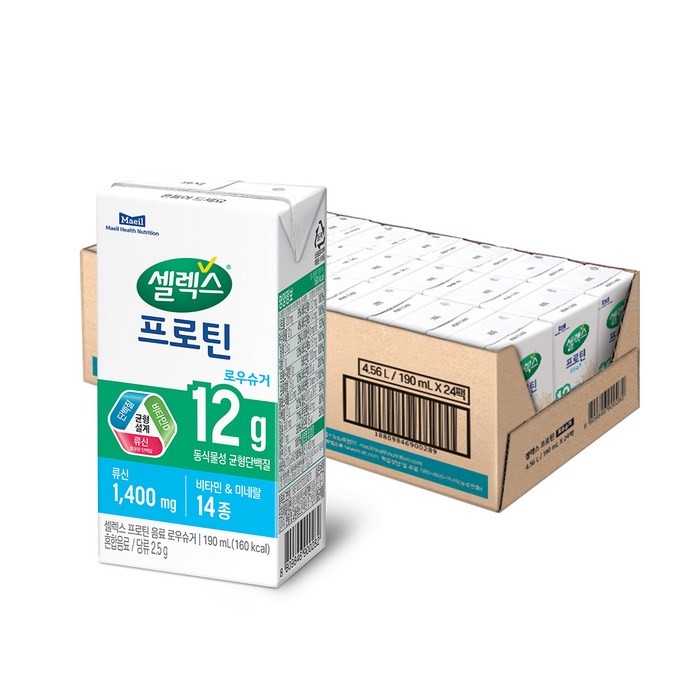 셀렉스 프로틴 로우슈거 음료 셀렉스 프로틴 로우슈거 음료