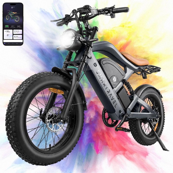 ZM22pro 전기자전거 MTB 팻바이크 2000W 산악자전거 20인치 관부가세 배송비지원