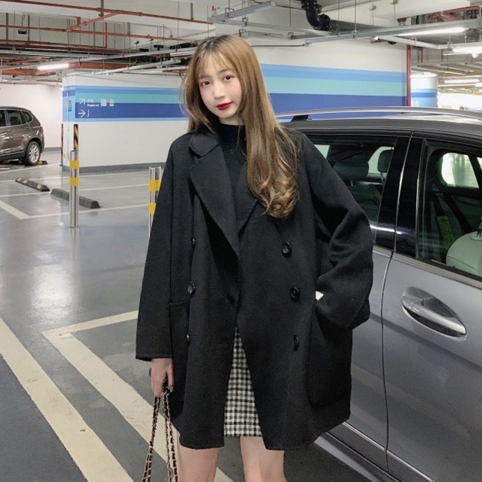 J1372 케디시 빅사이즈 오버핏 겨울코트 44120