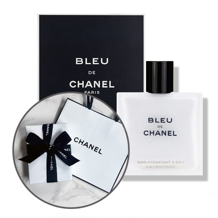 리본포장 NEW 샤넬 블루 드 샤넬 모이스처라이저 3 in 1 로션타입 90ml 리본포장 NEW 샤넬 블루 드 샤넬 모이스처라이저 3 in 1 로션타입 90ml