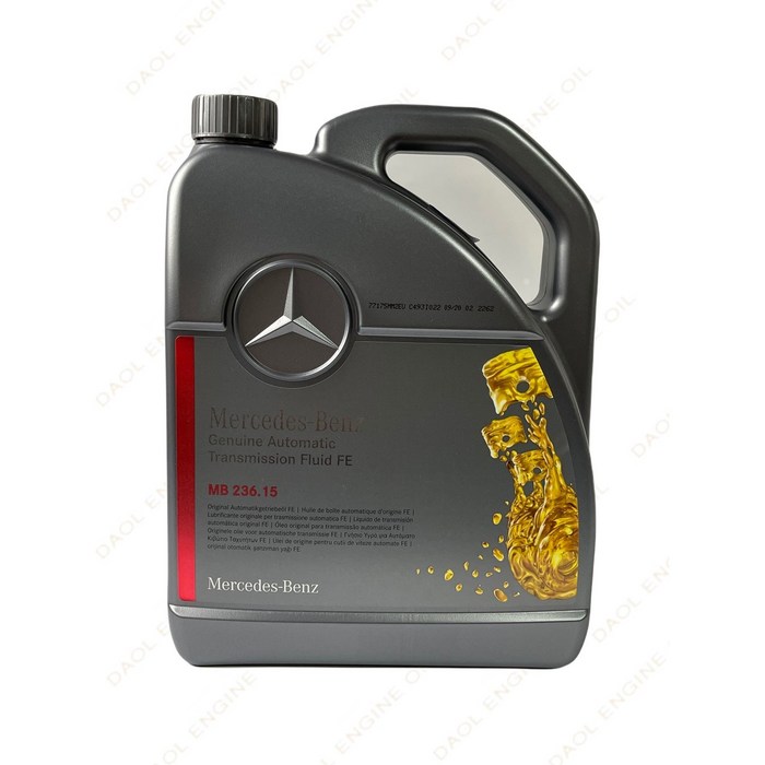 벤츠 순정미션오일 236.15 7단자동미션오일, 유럽직수입정품, 독일산, 100 합성오일 5L, 1개