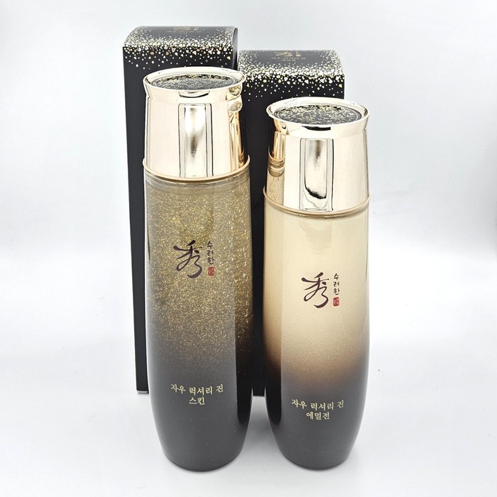수려한 자우 럭셔리 진 2종 세트 스킨 150ml  에멀전 130ml, 2세트