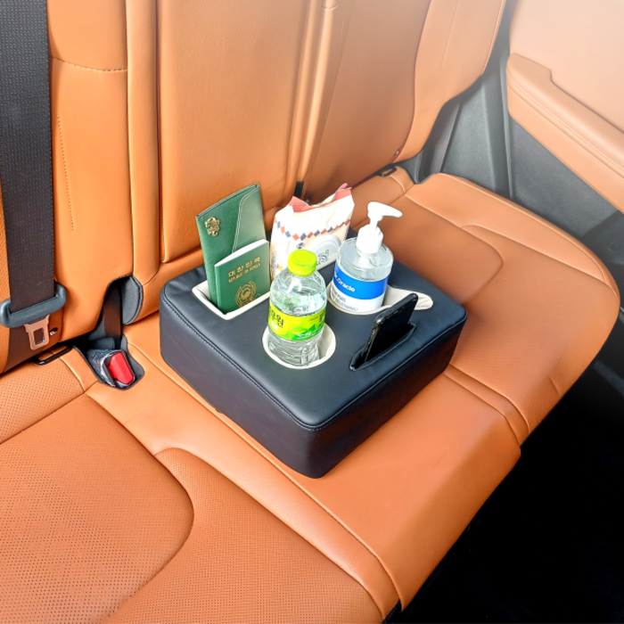 인더비클 차량용 2열 쿠션컵홀더 뒷좌석컵홀더, 1개