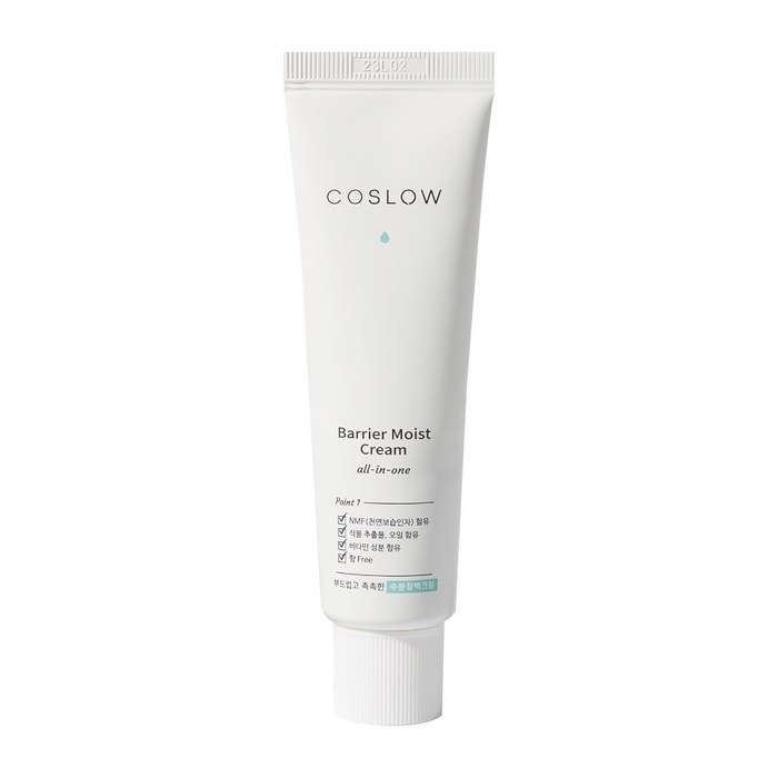 논코메도제닉 코슬로우 여드름 수분크림 60ml 청소년 여드름 화장품 배리어모이스트올인원크림 등드름 가드름 크림 성인 트러블 피부, 1개, 60ml