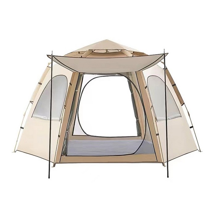 Shipshape 원터치텐트 야외 육각 텐트 백패킹텐트 캠핑그늘막텐트 햇빛을가리다 비를막다텐트 24인용 58인용