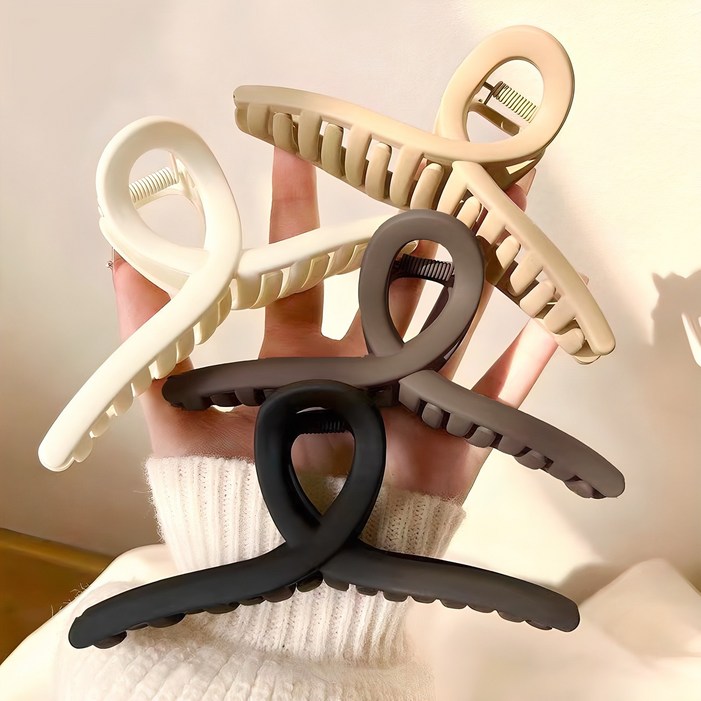 이쁨달다 꼬임 집게핀 13cm 4종 세트 이쁨달다 꼬임 집게핀 13cm 4종 세트
