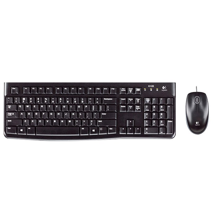 로지텍 데스크탑 유선 키보드 마우스 세트 MK120 New 로지텍 데스크탑 유선 키보드 마우스 세트 MK120 New