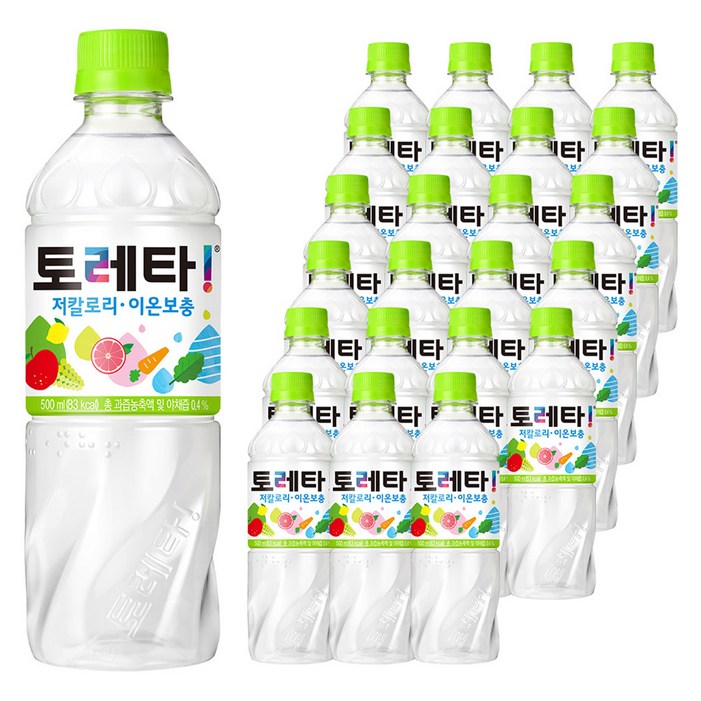 토레타 이온음료, 500ml, 24개 토레타 이온음료, 500ml, 24개