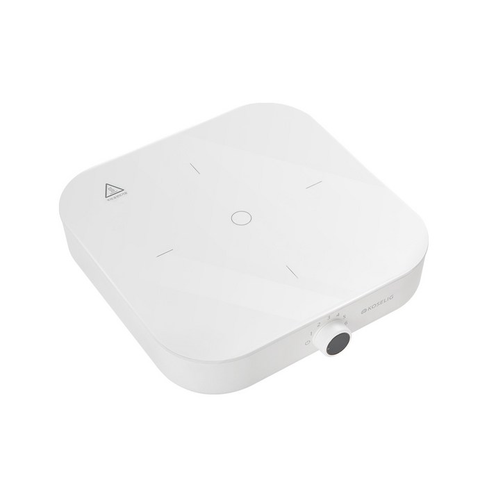 코슬리 인덕션 쿠커 1구 화이트, IHS640W, 일반형