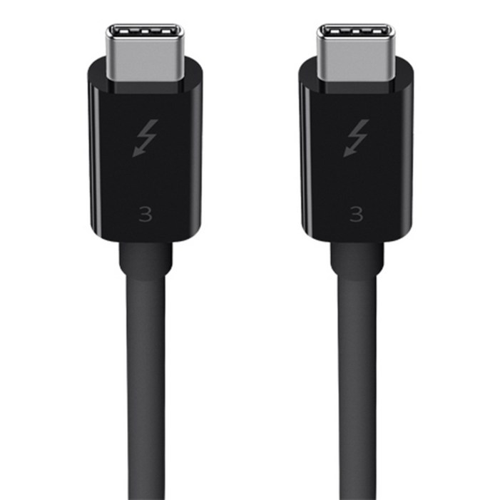 벨킨 USB C타입 썬더볼트3 케이블, 1개, 0.5m 벨킨 USB C타입 썬더볼트3 케이블, 1개, 0.5m