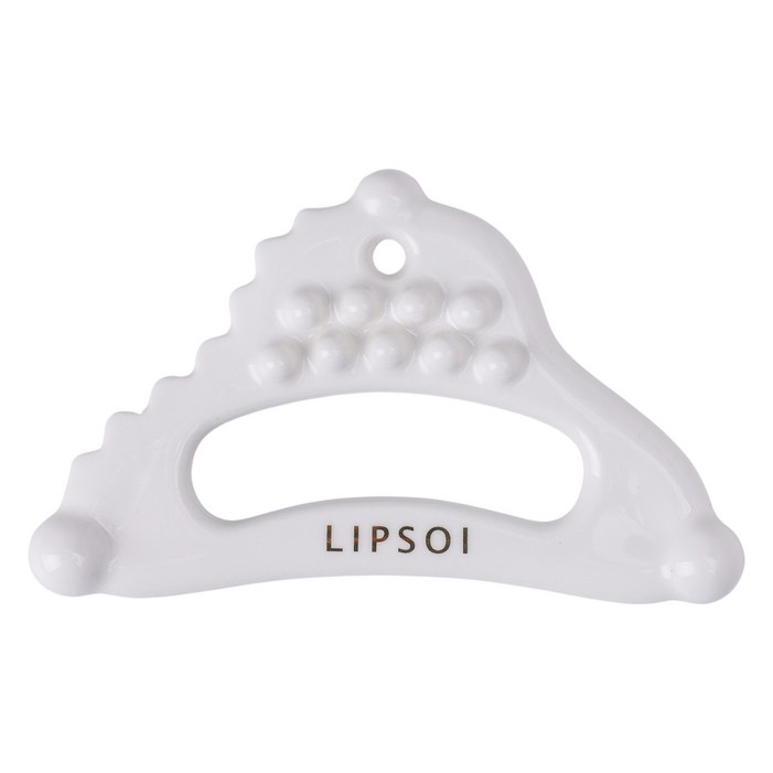 립소이 도자기괄사 마사지기, 화이트, 1개