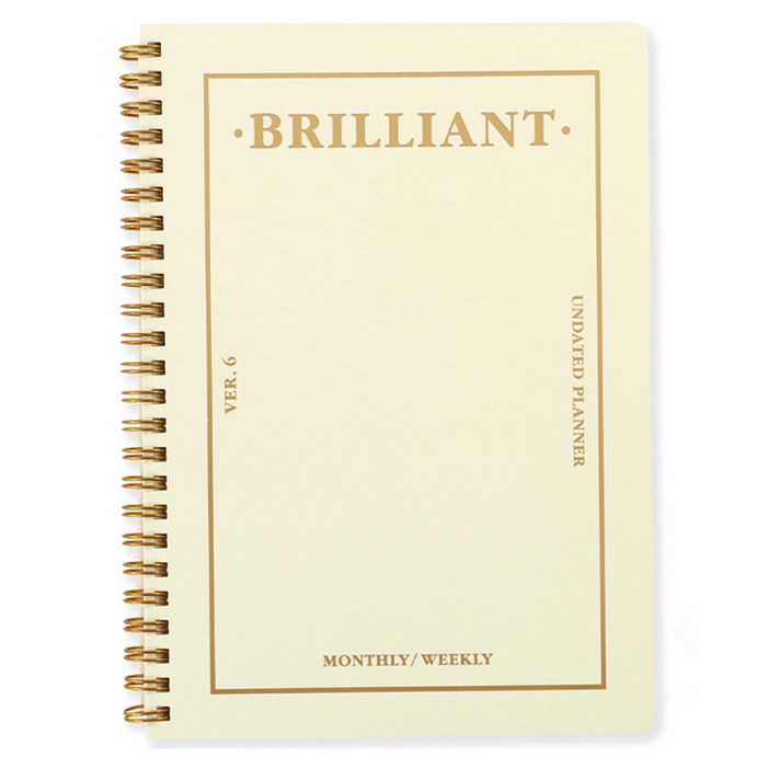 페이퍼리안 Brilliant weekly planner 만년형