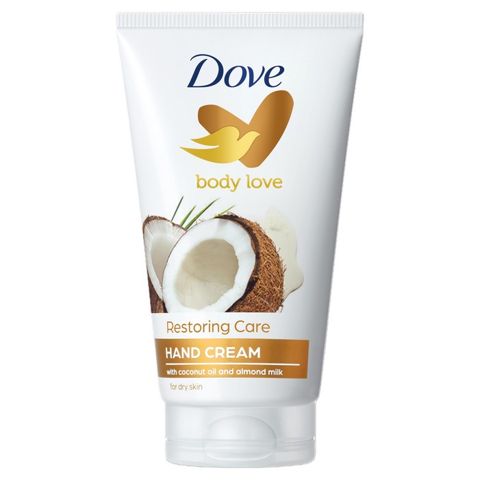 도브 바디러브 리스토어링 케어 핸드크림 코코넛 밀크 향, 75ml, 1개