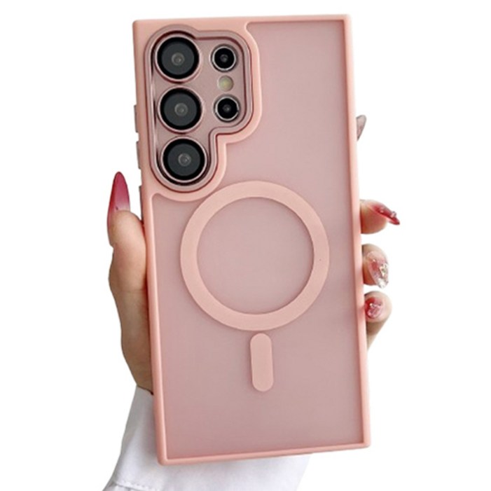 케이스틱 변색없는 무광 테두리 맥세이프 휴대폰 케이스